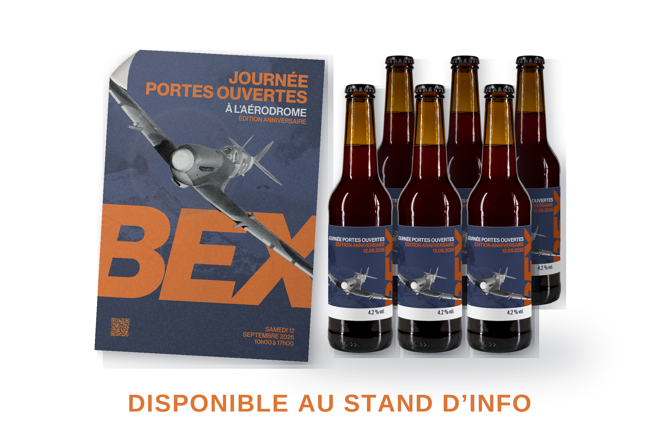 Affiches souvenir et bière spéciale du jubilé