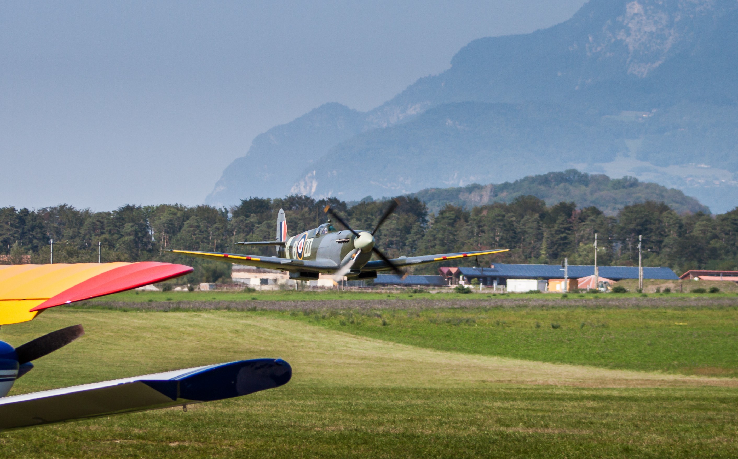Spitfire en vol