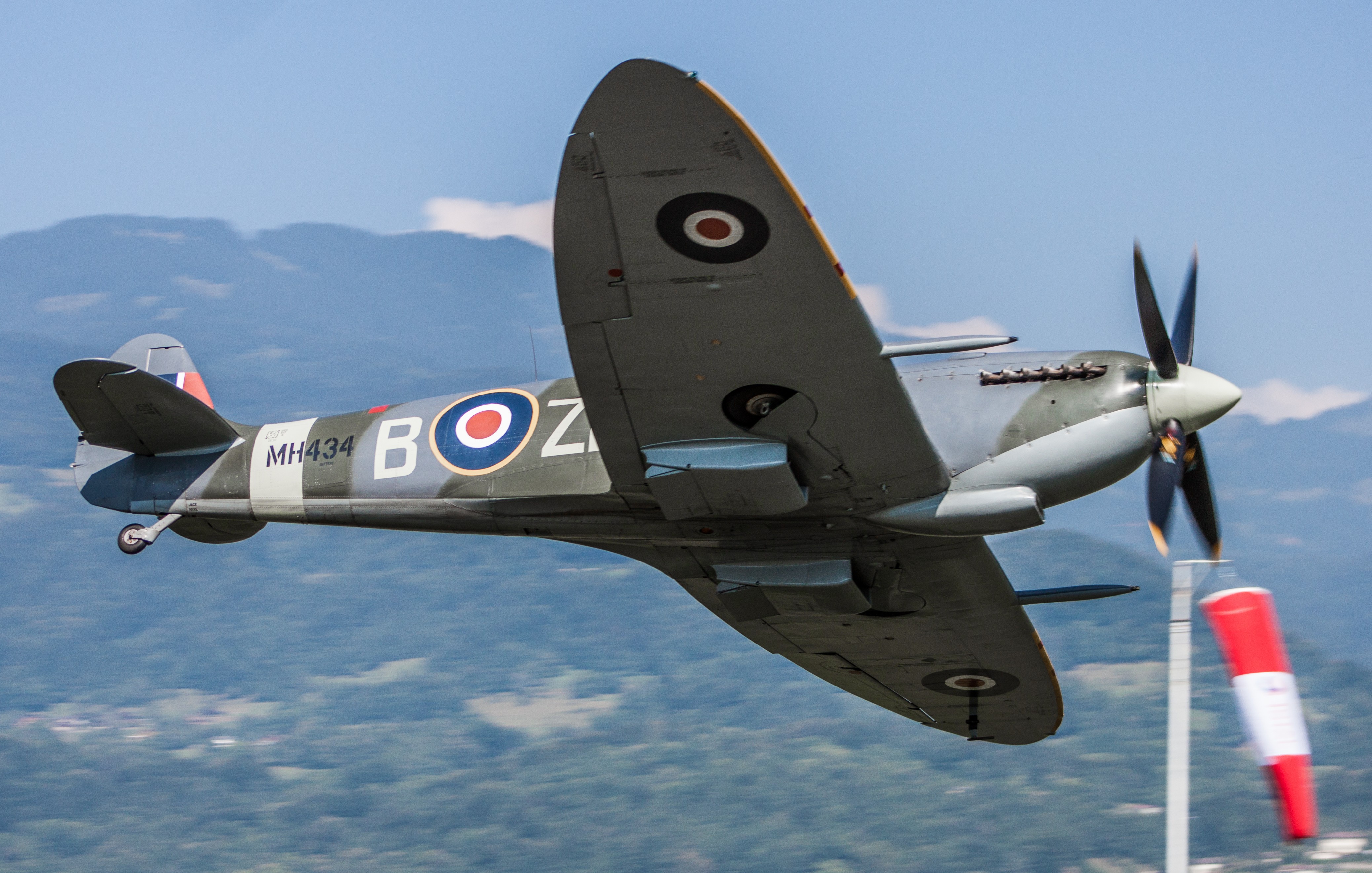 Spitfire en vol